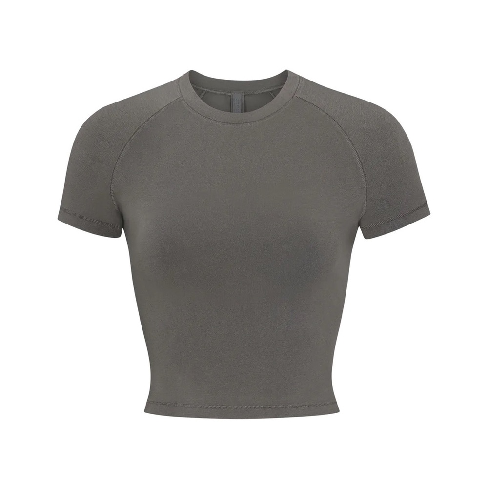 Skims Vintage Cropped Raglan Shirt